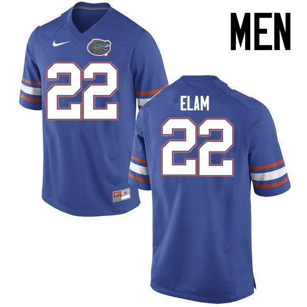 Florida Gators Men #22 Matt Elam College Football Jerseys Blue